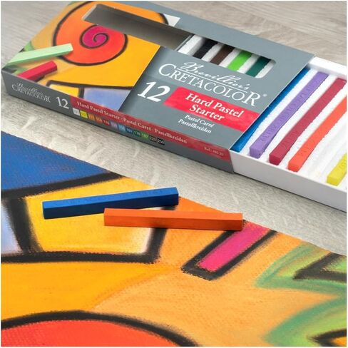 Cretacolor Carré Pastel Set ، 12 Count (Pack of 1) ، Multi in Saudi Arabia