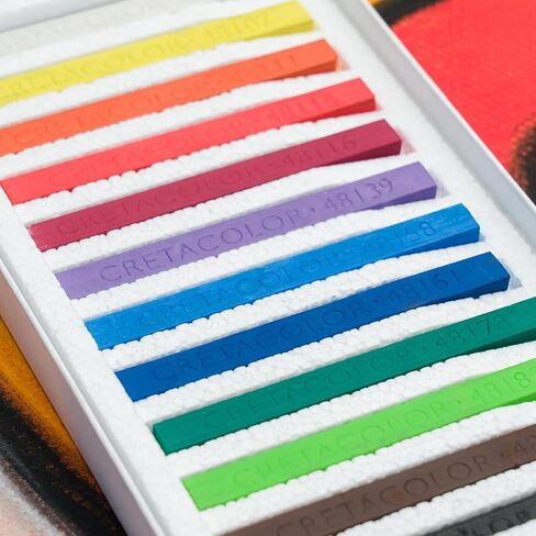 Cretacolor Carré Pastel Set ، 12 Count (Pack of 1) ، Multi in Saudi Arabia