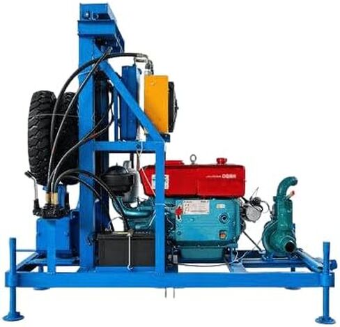 جهاز حفر آبار المياه الهيدروليكي المحمول متعدد السيناريوهات، آلة حفر الآبار المتنقلة مع عجلات دوارة وأرجل دعم ثابتة للساحات الخلفية السكنية، والمزارع الصغيرة، وحل حفر الآبار الضحلة الفعال in Kuwait