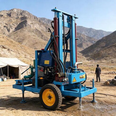 Rotary Hydraulic Borehole Drill & Portable Water Well Drilling Rig for Farmsteads, Remote Properties, DIY Water Solutions in Kuwait