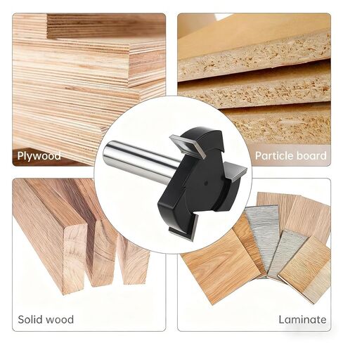 CNC Spoilboard Surfacing Router Bit - 1/2" Shank 2" Cutting Diameter Slab Flattening & Planing Bit, Wood Milling Cutter for CNC/Handheld Routers in Kuwait
