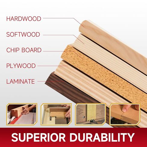 Torrix 10" Dado Blade Set, Dado Blades for 10 Inch Table Saw, 24-Tooth, 5/8" Arbor, Dado Stack for Fine Finished Dados, Grooves, and Rabbets, 23 Pieces in Kuwait