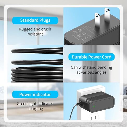 21V Charger for SEESII 2-in-1 and DocSmart Cordless Electric Pole Saw Battery, PS600 CS08B Tree Trimming Mini Chainsaw Lithium Power Adapter Replacement‎ in Kuwait