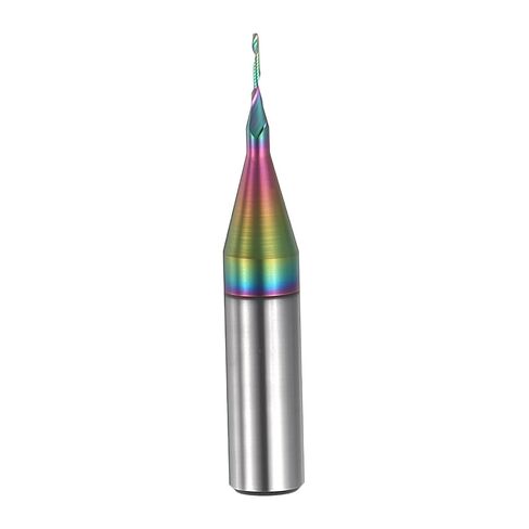 PATIKIL 1/4" Shank Upcut Spiral Router Bit, 1/32" Cutting Diameter, 3/16" Cutting Depth, Single Flute Tungsten Carbide End Mills Cutter for Woodwork Cut, Carving in Kuwait