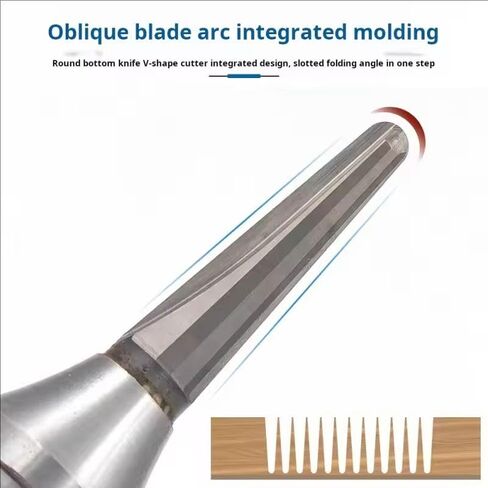 HUHAO 1/2 & 1/4 Inch TCT Router Bits, R1.6mm Rounded Bottom Arc Grooving Cutter for Wood Bending, CNC Milling Smooth Grooves in Solid Wood, Plywood, MDF for Furniture & Door Panels,2pc in Kuwait