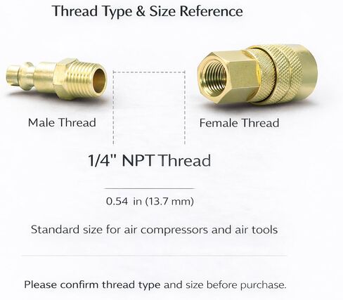طقم تركيبات هواء سريعة التوصيل طراز NPT Milton M مقاس 1/4 بوصة، ومقرنة هواء ومجموعة قابس مكونة من 10 قطع مع حقيبة تخزين، وملحقات ضاغط الهواء الهوائي in Kuwait
