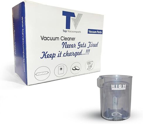 Replacement Hoover Dirt Cup Assembly for WindTunnel 3 High Performance Bagless Upright Vacuum Cleaners | Part #440004115 | Fits Models UH72600 | Clear Canister with Easy-Release Lid in Kuwait