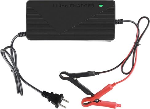 شاحن بطاريات ليثيوم فوسفات الحديد 14.6 فولت 10 أمبير، كفاءة عالية، مؤشر LED، مع حماية من الحرارة الزائدة، مُحسّن لبطارية LiFePO4 in Kuwait