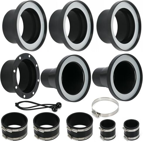 4" to 2-1/2" Magnetic Dust Collection Fittings Starter Kit for Shop Vac Hoses, One-to-Multi Magnetic Dust Collector System for Woodwork Shop, Quickly Connect Hose to Machinery Ports in Saudi Arabia