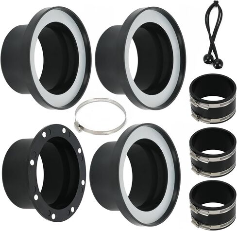 4" to 2-1/2" Magnetic Dust Collection Fittings Starter Kit for Shop Vac Hoses, One-to-Multi Magnetic Dust Collector System for Woodwork Shop, Quickly Connect Hose to Machinery Ports in Saudi Arabia
