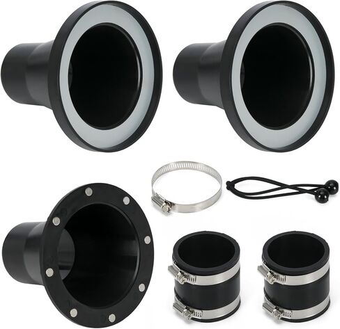4" to 2-1/2" Magnetic Dust Collection Fittings Starter Kit for Shop Vac Hoses, One-to-Multi Magnetic Dust Collector System for Woodwork Shop, Quickly Connect Hose to Machinery Ports in Saudi Arabia