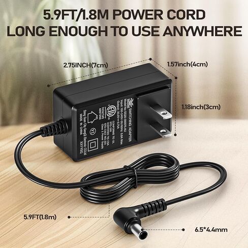 شاحن سريع لـ Bissell PowerClean FurGuard، FurFinder، Power Clean Fur Guard Finder Deluxe 280W 200W- متوافق مع الموديلات 4026,4141,4143,4172,4173,4051,4052,4031,4137, 0.75A, 110V in Kuwait