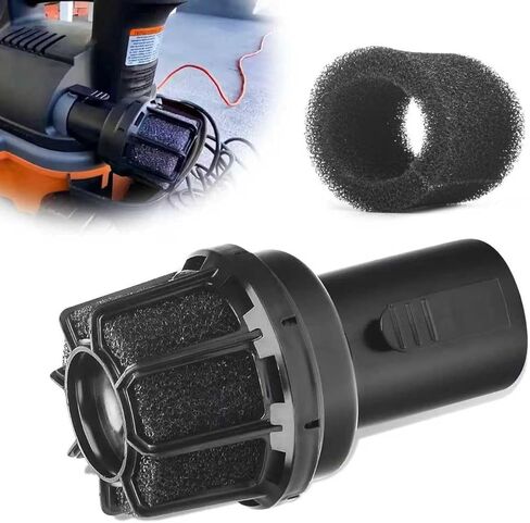 4 Pcs For Shop Vac Muffler Diffuser Foam Replacement Parts for Craftsman & Ridgid Wet/Dry Vac - For Ridgid Shop Vac Attachments, High-Density Noise for Quieter Operation, Easy to Install in Kuwait