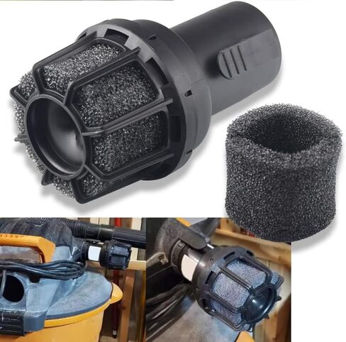 4 Pcs For Shop Vac Muffler Diffuser Foam Replacement Parts for Craftsman & Ridgid Wet/Dry Vac - For Ridgid Shop Vac Attachments, High-Density Noise for Quieter Operation, Easy to Install in Kuwait