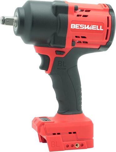 BESWELL 1/2-Inch Cordless Impact Wrench for Milwaukee 18V Battery, 885 Ft-Lbs Max Torque Brushless Electric Impact Gun for Car Repair, 4-Mode Speed Control (Tool Only) - CIW-112B-ML in Kuwait