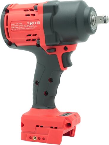 BESWELL 1/2-Inch Cordless Impact Wrench for Milwaukee 18V Battery, 885 Ft-Lbs Max Torque Brushless Electric Impact Gun for Car Repair, 4-Mode Speed Control (Tool Only) - CIW-112B-ML in Kuwait