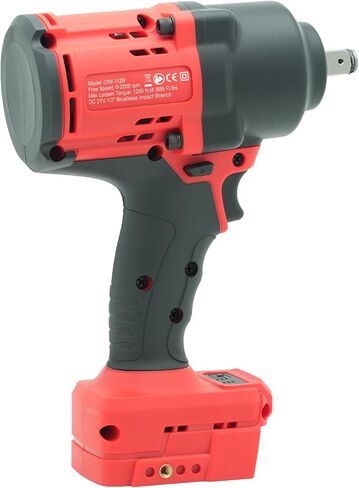 BESWELL 1/2-Inch Cordless Impact Wrench for Milwaukee 18V Battery, 885 Ft-Lbs Max Torque Brushless Electric Impact Gun for Car Repair, 4-Mode Speed Control (Tool Only) - CIW-112B-ML in Kuwait