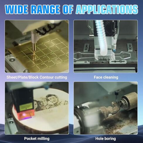 YIBEICO 5 قطع CNC لقمة الحفر لآلة CNC لسطح المكتب Carvera/Carvera Air، مناسبة لآلات CNC، أدوات حفر CNC عالية الدقة، لقمة أنف كروية فلوت - ساق 1/8 بوصة in Kuwait