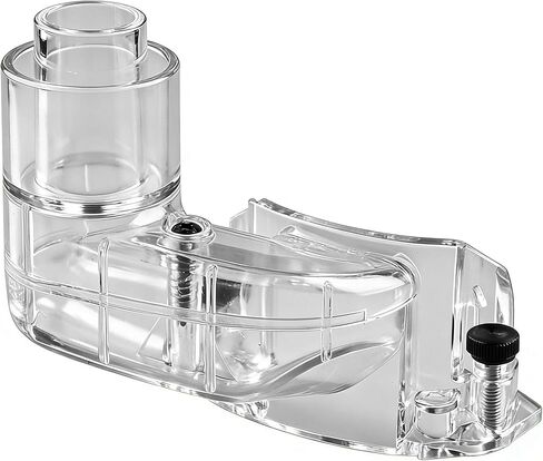 DNP615 for DEWALT Router Dust Collection Adapter for Fixed Base Routers,Compact Router Dust Collection Adapter Compatible with DEWALT DWP611 or DWP611PK, Clear in Kuwait