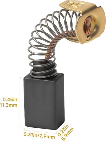 (4-Pack) Carbon Brush Assembly 290108002 Replacement Brushes Compatible with Ridgid R2400 / R2401 Trim Router Brush Assembly for Power Tool Maintenance in Kuwait