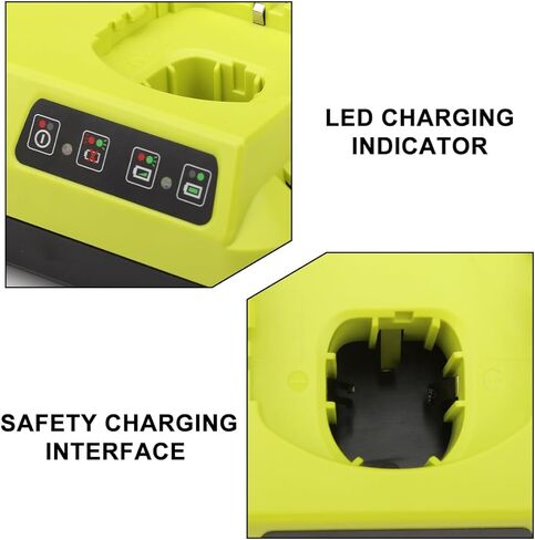 2 منافذ P117 استبدال شاحن سريع ل Ryobi 12 فولت-18 فولت واحد + بطارية ليثيوم أيون NiCd NiMh P100 P102 P103 P105 P107 P108 P118 in Kuwait