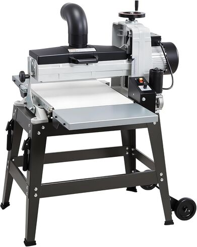 VEVOR 10" Benchtop Drum Sander, 1HP 1725RPM Dual Motor Drum Sander for Woodworking - Variable Speed Conveyor Belt & 4" Dust Collection Port for Cabinet Making & Furniture Finishing in Kuwait