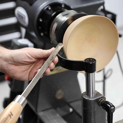Hurricane Turning Tools, 5" Diameter Curved Tool Rest For Turning Small Bowls on Wood Lathe, 1" Diameter Post, 7" Post Length in Kuwait