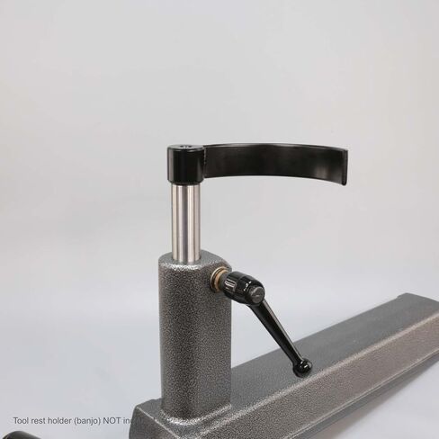 Hurricane Turning Tools, 5" Diameter Curved Tool Rest For Turning Small Bowls on Wood Lathe, 1" Diameter Post, 7" Post Length in Kuwait