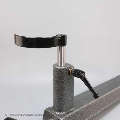 Hurricane Turning Tools, 5" Diameter Curved Tool Rest For Turning Small Bowls on Wood Lathe, 1" Diameter Post, 7" Post Length in Kuwait