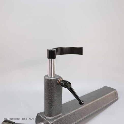 Hurricane Turning Tools, 5" Diameter Curved Tool Rest For Turning Small Bowls on Wood Lathe, 1" Diameter Post, 7" Post Length in Kuwait