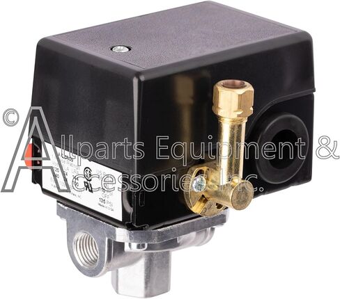 Z-AC-0809 مفتاح ضغط 4 منافذ 110-135 رطل لكل بوصة مربعة ثنائي القطب 120-240 فولت متوافق مع وحدات ضاغط الهواء بكابل Craftsman وDeVilbiss وPorter in Kuwait