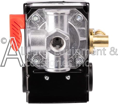 Z-AC-0809 مفتاح ضغط 4 منافذ 110-135 رطل لكل بوصة مربعة ثنائي القطب 120-240 فولت متوافق مع وحدات ضاغط الهواء بكابل Craftsman وDeVilbiss وPorter in Kuwait