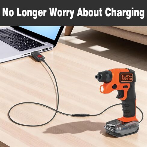 9V/12V Charger Cord Compatible with Black and Decker Screwdriver LI2000 BDCS20C BDCS40G GSL35 Cordless Drill Replacement Part Number 90593303 & 90593303-01 in Kuwait