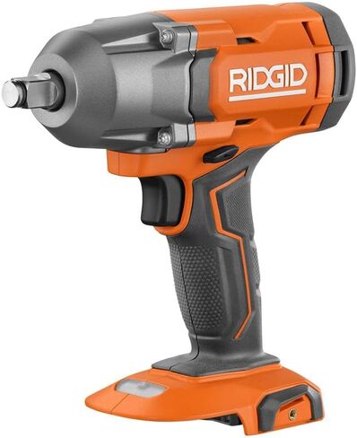 RIDGID 18V Cordless 1/2 in. Impact Wrench (Tool Only) (Renewed), Orange in Kuwait