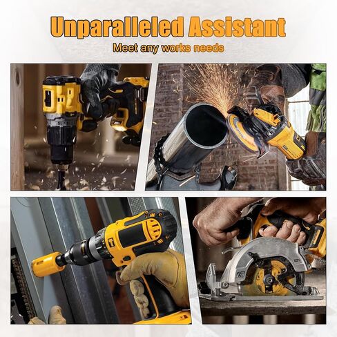 DCB102 20V Dual Port Fast Charger for Dewalt, Replacement Charger Compatible with Dewalt 12V-20V Batteries, with USB & Type-C Charging Ports in Kuwait