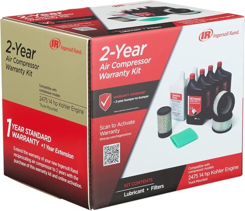 مجموعة بدء التشغيل Ingersoll Rand بضمان لمدة عامين - 2475 14HP Kohler 47853635007-R in Kuwait