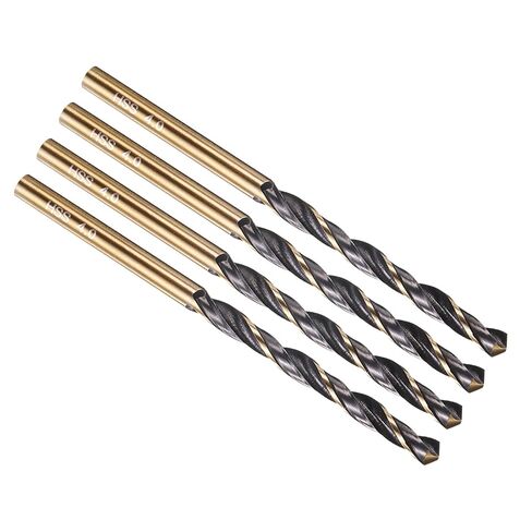 PATIKIL 4mm Drill Bit, Jobber Straight Shank M2 High-Speed Steel 135° for Stainless Steel Hard Metal - 4 Pack in Kuwait