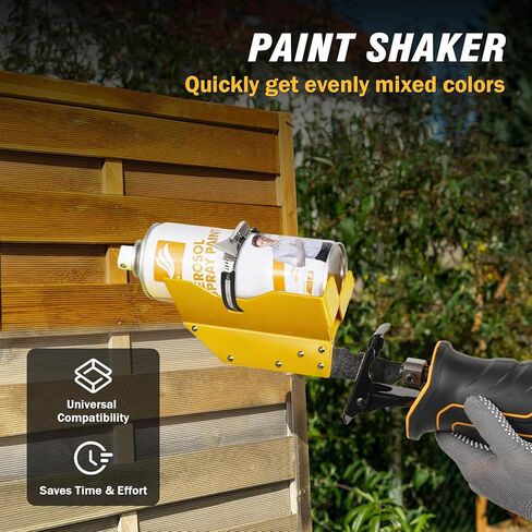 Paint Shaker, Spray Can Shaker for Reciprocating Saw, Fits Cans from 2" to 3" in Diameter in Kuwait