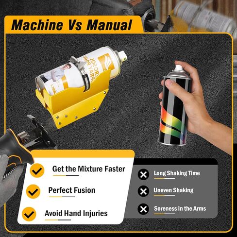 Paint Shaker, Spray Can Shaker for Reciprocating Saw, Fits Cans from 2" to 3" in Diameter in Kuwait