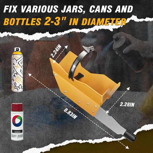 Paint Shaker, Spray Can Shaker for Reciprocating Saw, Fits Cans from 2" to 3" in Diameter in Kuwait