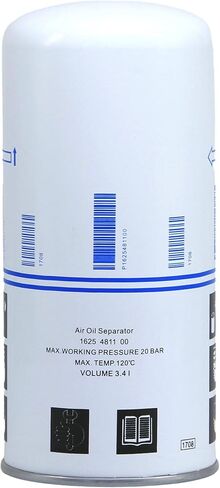 1625481100 Air Oil Separator Replaces 1625481101, 1625481150, 1625481151 Compatible with Atlas Copco GA18VSD+ GA22VSD+ GA26VSD+ GA30VSD+ GA37VSD+ Compressor Replacement Parts in Kuwait