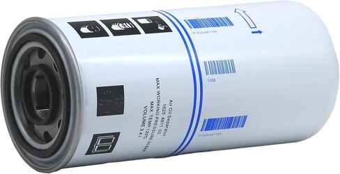 1625481100 Air Oil Separator Replaces 1625481101, 1625481150, 1625481151 Compatible with Atlas Copco GA18VSD+ GA22VSD+ GA26VSD+ GA30VSD+ GA37VSD+ Compressor Replacement Parts in Kuwait