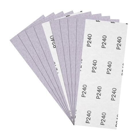 10pcs Sand Papers - [3.6 x 9 Inch x 600 Grits] Sandpaper Sheets for Metal Auto Wood Polishing and Scratches Removing, Alumina Abrasive Purple in Kuwait