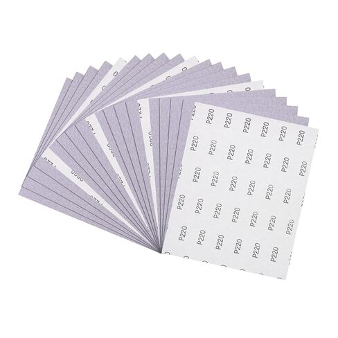 10pcs Sand Papers - [3.6 x 9 Inch x 600 Grits] Sandpaper Sheets for Metal Auto Wood Polishing and Scratches Removing, Alumina Abrasive Purple in Kuwait