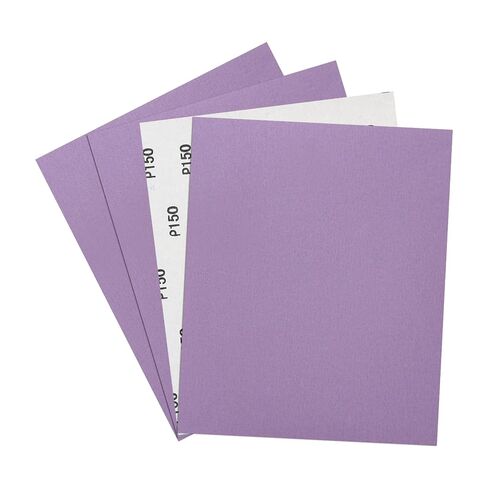 10pcs Sand Papers - [3.6 x 9 Inch x 600 Grits] Sandpaper Sheets for Metal Auto Wood Polishing and Scratches Removing, Alumina Abrasive Purple in Kuwait