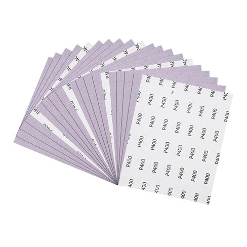 10pcs Sand Papers - [3.6 x 9 Inch x 600 Grits] Sandpaper Sheets for Metal Auto Wood Polishing and Scratches Removing, Alumina Abrasive Purple in Kuwait