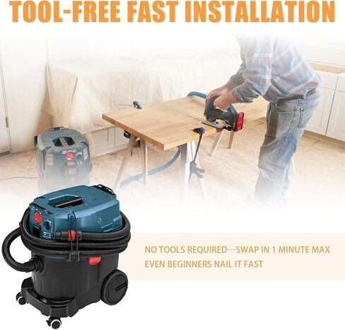 فلتر HEPA VF130H ذو الطيات المسطحة متوافق مع شفاطات الغبار من سلسلة Bosch VAC090 VAC140، فقط للاستخدام في المكنسة الكهربائية الجافة in Kuwait