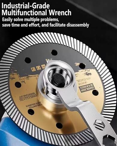 Multi-Function Angle Grinder Wrench,Angle Grinder Wrench fit for 4" -9" Grinder Tool Machine,Compatible with Bosch, Dewalt, Milwaukee, Makita1, Metabo, Ryobi and so on. in Kuwait