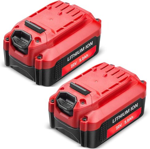 20V Lithium Replacement Battery for Craftsman 20V Battery 5.0Ah Compatible with Craftsman V20 Battery CMCB205 CMCB204 CMCB202 CMCB201, 2Pack in Kuwait