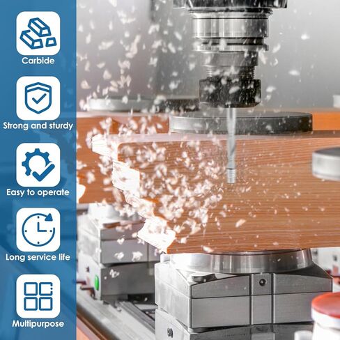 Upcut Spiral Flush Trim Router Bit Sturdy Carbide Flush Cut Router Bit with 1/4inch Shank Double Bearing Guide 1-1/8 Inch Cutting Length 3inch Overall Length for Softwood Hardwood in Kuwait